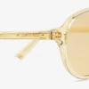 Vira Transparent Yellow Aviator Sunglasses