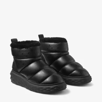Xan Black Nappa Leather Boots
