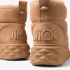 Xan Toffee Suede Ankle Boots with Shearling