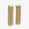 Zandra Earrings Gold-Finish Crystal Earrings