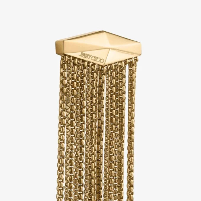 Zandra Earrings Gold-Finish Crystal Earrings