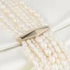 Zandra Ivory Satin Clutch Bag