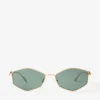 Zoey Gold Geometric Sunglasses